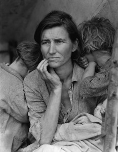 Dokumentarfotografie: „Migrant Mother“  von Dorothea Lange